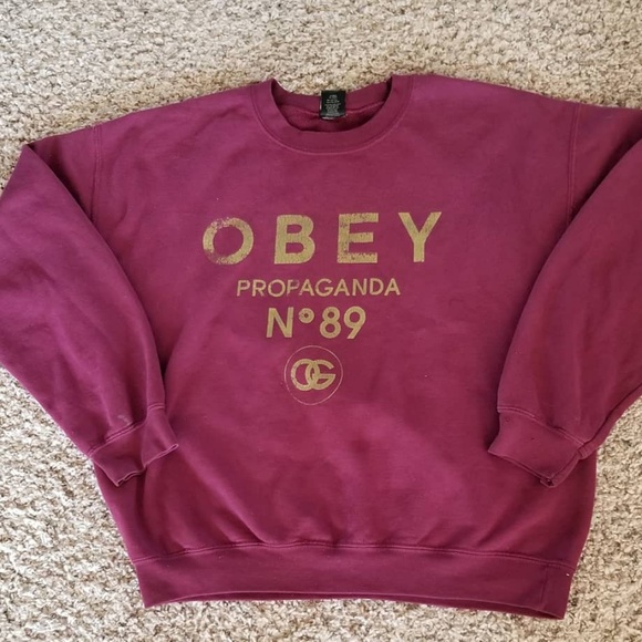 Obey Sweaters - Girls obey 89 sweater size largee